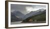 China, Xinjiang, Xinjiang Uygur. Heaven Lake in Tianshan Mountains-Janis Miglavs-Framed Premium Photographic Print