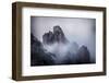 China, Yellow Mountains, Evening Light on the Yellow Mountains-Terry Eggers-Framed Photographic Print