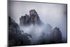 China, Yellow Mountains, Evening Light on the Yellow Mountains-Terry Eggers-Mounted Photographic Print