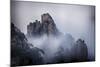 China, Yellow Mountains, Evening Light on the Yellow Mountains-Terry Eggers-Mounted Photographic Print