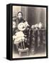 China, Young Sophisticated Woman at Home-null-Framed Stretched Canvas