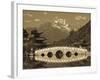 China, Yunnan Province, Lijiang, Black Dragon Pool Park and Jade Dragon Snow Mountain-Walter Bibikow-Framed Photographic Print