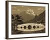 China, Yunnan Province, Lijiang, Black Dragon Pool Park and Jade Dragon Snow Mountain-Walter Bibikow-Framed Photographic Print