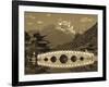 China, Yunnan Province, Lijiang, Black Dragon Pool Park and Jade Dragon Snow Mountain-Walter Bibikow-Framed Photographic Print