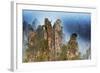 China, Zhangjiajie, Wulingyuan Scenic Area, Zhangjiajie National Forest Park-Tuul And Bruno Morandi-Framed Photographic Print