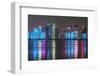 China, Zhejiang, Hangzhou. City skyline at twilight.-Rob Tilley-Framed Photographic Print