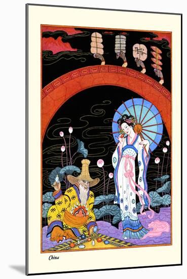 China-Georges Barbier-Mounted Art Print