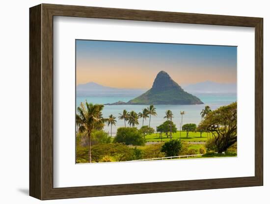 Chinaman's Hat Island off the East Coast of Oahu, Hawaii-Phillip Kraskoff-Framed Photographic Print