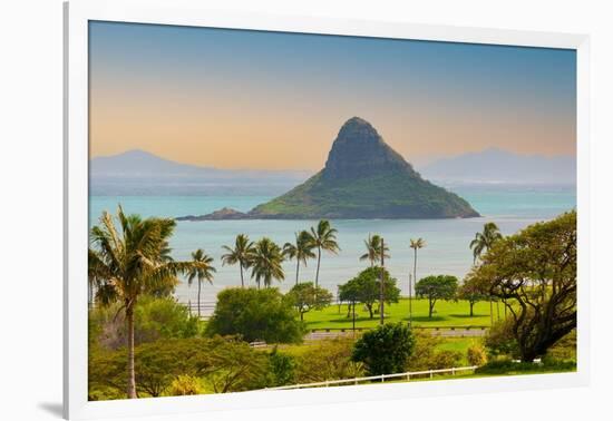 Chinaman's Hat Island off the East Coast of Oahu, Hawaii-Phillip Kraskoff-Framed Photographic Print