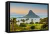 Chinaman's Hat Island off the East Coast of Oahu, Hawaii-Phillip Kraskoff-Framed Stretched Canvas