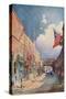 'Chinatown, 1920', 1920-William Monk-Stretched Canvas