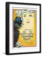 Chinatown, (AKA Barrio Chino), Argentinan Poster, L-R: Jack Nicholson, Faye Dunaway, 1974-null-Framed Art Print