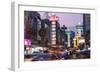 Chinatown at Dusk, Bangkok, Thailand-Peter Adams-Framed Photographic Print