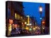 Chinatown at Night, San Francisco, California, USA-Julie Eggers-Stretched Canvas