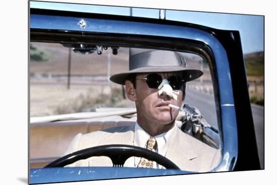 CHINATOWN by RomanPolanski with Jack Nicholson, 1974 (photo)-null-Mounted Photo