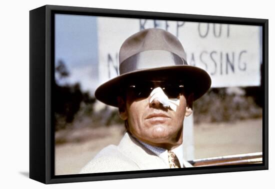 CHINATOWN by RomanPolanski with Jack Nicholson, 1974 (photo)-null-Framed Stretched Canvas