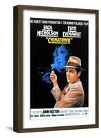 Chinatown, Faye Dunaway, Jack Nicholson, 1974-null-Framed Art Print