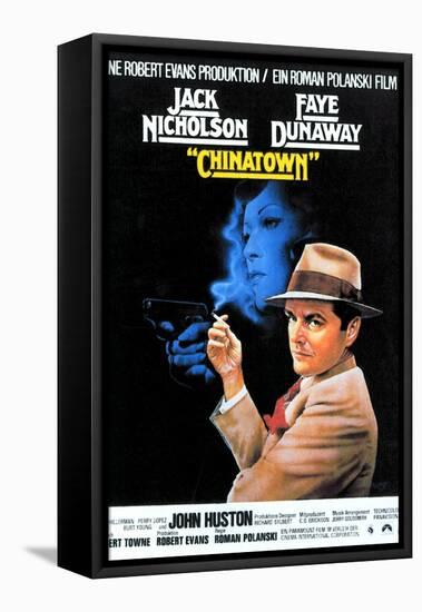 Chinatown, Faye Dunaway, Jack Nicholson, 1974-null-Framed Stretched Canvas