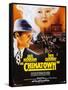 Chinatown, French Poster Art, Jack Nicholson, Faye Dunaway, 1974-null-Framed Stretched Canvas