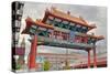 Chinatown Gate in Seattle Washington-jpldesigns-Stretched Canvas