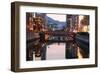 Chinatown in Nagasaki at Dusk, Japan-Ryuji Adachi-Framed Art Print