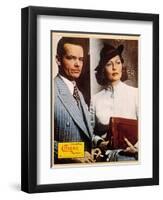 Chinatown, Jack Nicholson, Faye Dunaway, 1974-null-Framed Art Print