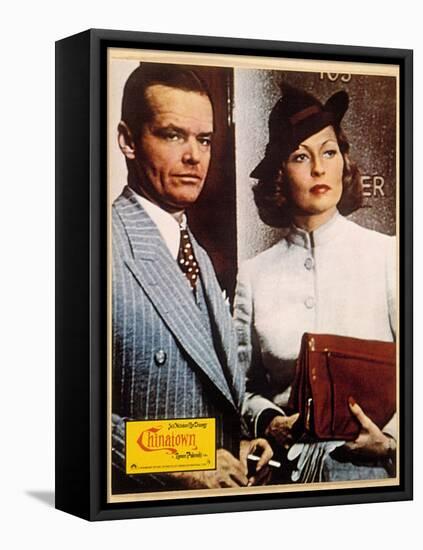 Chinatown, Jack Nicholson, Faye Dunaway, 1974-null-Framed Stretched Canvas