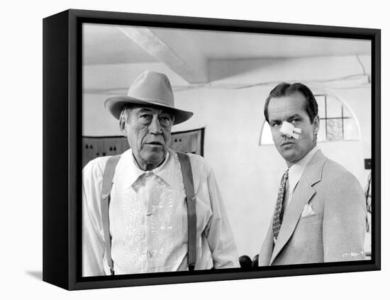 Chinatown, John Huston, Jack Nicholson, 1974-null-Framed Stretched Canvas