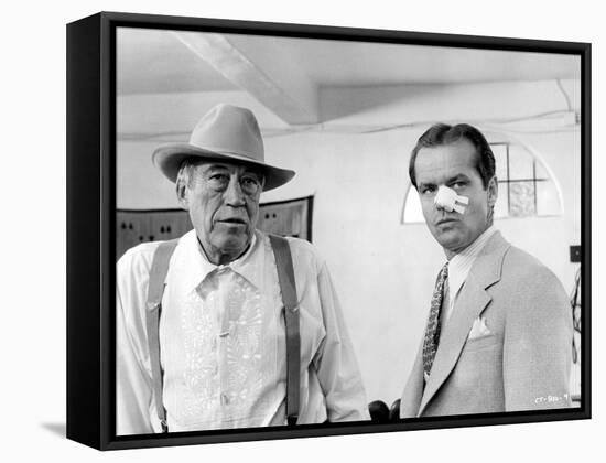 Chinatown, John Huston, Jack Nicholson, 1974-null-Framed Stretched Canvas