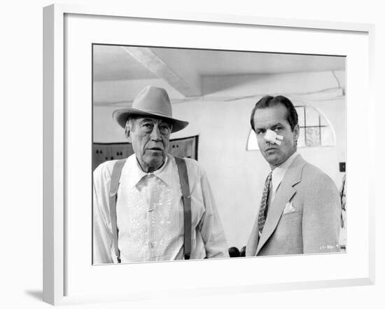 Chinatown, John Huston, Jack Nicholson, 1974-null-Framed Photo