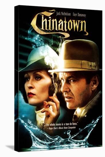 Chinatown, L-R: Faye Dunaway, Jack Nicholson, 1974-null-Stretched Canvas