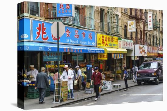 Chinatown, Manhattan, New York City, United States of America, North America-Fraser Hall-Stretched Canvas