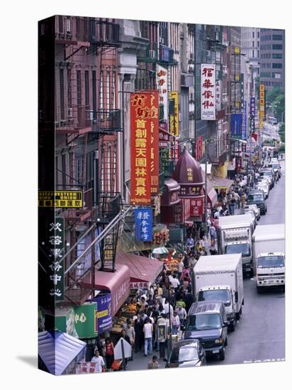 Chinatown, Manhattan, New York, New York State, United States of America, North America-Yadid Levy-Stretched Canvas