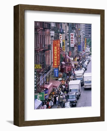 Chinatown, Manhattan, New York, New York State, United States of America, North America-Yadid Levy-Framed Photographic Print