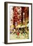 Chinatown NYC - In the Style of Oil Painting-Philippe Hugonnard-Framed Giclee Print