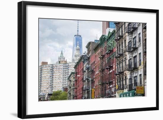 Chinatown of New York City, Ny, USA-Julien McRoberts-Framed Photographic Print