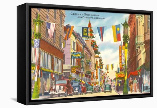 Chinatown, San Francisco, California-null-Framed Stretched Canvas