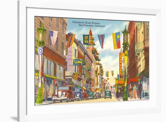 Chinatown, San Francisco, California-null-Framed Premium Giclee Print