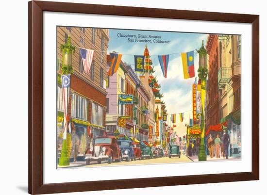 Chinatown, San Francisco, California-null-Framed Premium Giclee Print