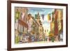 Chinatown, San Francisco, California-null-Framed Premium Giclee Print