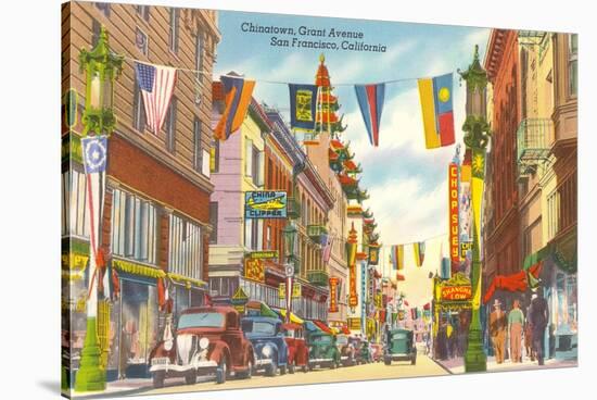 Chinatown, San Francisco, California-null-Stretched Canvas