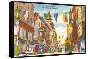 Chinatown, San Francisco, California-null-Framed Stretched Canvas