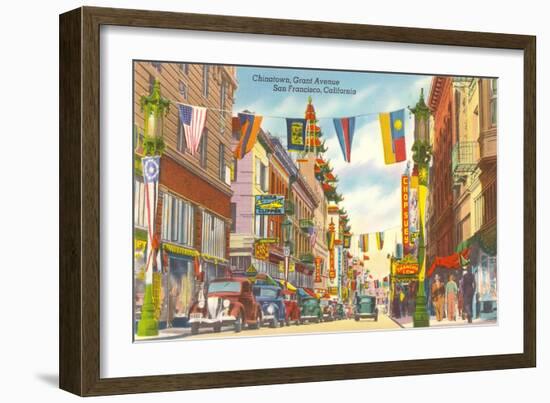 Chinatown, San Francisco, California-null-Framed Art Print