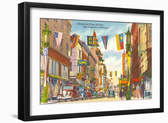 Chinatown, San Francisco, California-null-Framed Art Print