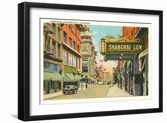 Chinatown, San Francisco, California-null-Framed Art Print