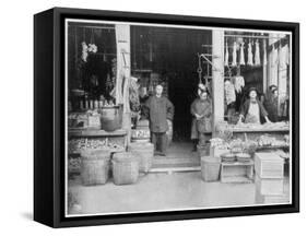 Chinatown, San Francisco, Late 19th Century-John L Stoddard-Framed Stretched Canvas