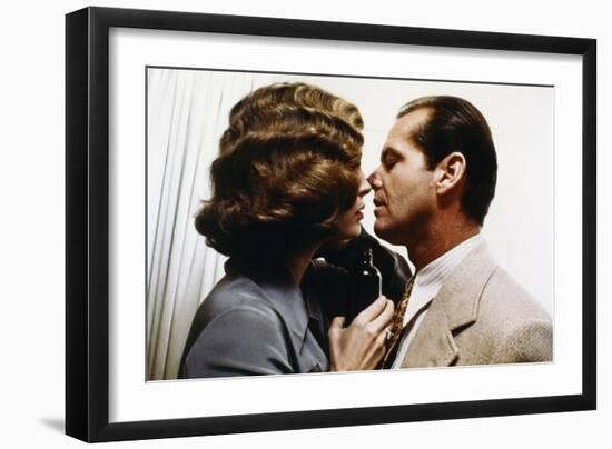 CHINATOXN, 1974 directed by ROMAN POLANSKI Faye Dunaway and Jack Nicholson (photo)-null-Framed Photo