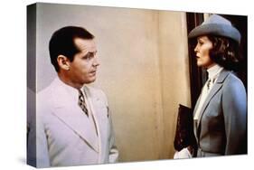 CHINATOXN, 1974 directed by ROMAN POLANSKI Jack Nicholson and Faye Dunaway (photo)-null-Stretched Canvas