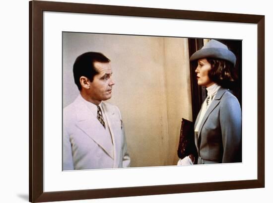 CHINATOXN, 1974 directed by ROMAN POLANSKI Jack Nicholson and Faye Dunaway (photo)-null-Framed Photo