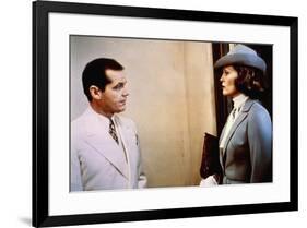 CHINATOXN, 1974 directed by ROMAN POLANSKI Jack Nicholson and Faye Dunaway (photo)-null-Framed Photo